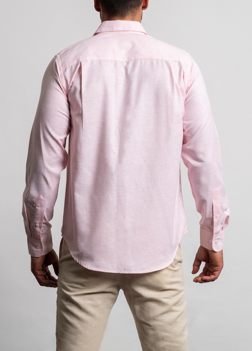 Camisa Mónaco Lino Pink